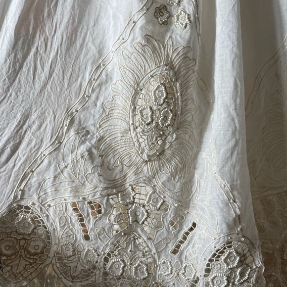 New Free People Lydia Maxi Set In Gardenia Size M - Picture 8 of 8